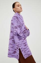 Samsøe Samsøe pulover din amestec de lână femei, culoarea violet, cu turtleneck 9BYX-SWD0C8_45X