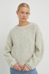 American Vintage pulover din amestec de lana femei, culoarea bej, călduros 9BYY-SWD23K_01D