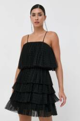 Silvian Heach rochie culoarea negru, mini, evazati MBYX-SUD018_99X