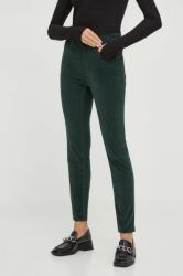 Levi's pantaloni de catifea cord 724 culoarea verde, drept, high waist 9BYX-SJD079_96X