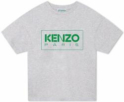 KENZO tricou de bumbac pentru copii culoarea gri, cu imprimeu 9BYX-TSK02U_09X