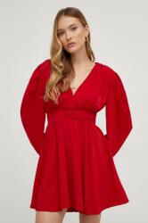 ANSWEAR rochie culoarea rosu, mini, evazati BMYX-SUD0DK_33X