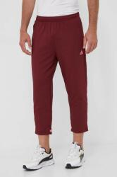 Adidas pantaloni barbati, culoarea bordo 9BYX-SPM08Y_93X