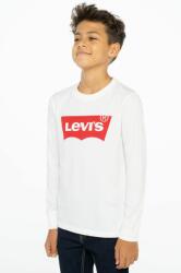 Levi's Longsleeve copii culoarea alb, cu imprimeu 99KK-BUB006_00X