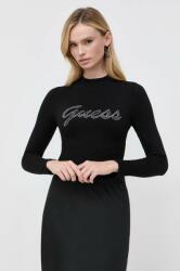 GUESS pulover femei, culoarea negru, light, cu turtleneck 9BYX-BUD060_99X (W3BR07.Z2YK2)