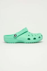 Crocs papuci Classic femei, culoarea verde 10001 PPY8-KLD0SG_77X