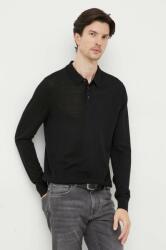 Michael Kors pulover de lana barbati, culoarea negru, light 9BYX-SWM053_99X