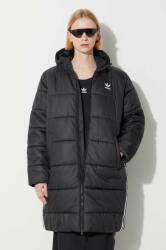 Adidas geacă femei, culoarea negru, de iarnă 9BYX-KUD0FI_99X