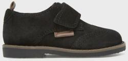 Mayoral pantofi din piele intoarsa pentru copii culoarea negru 9BYX-OBK08Z_99X