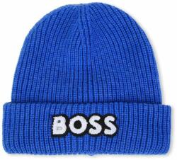 Boss caciula din lana pentru copii culoarea albastru marin 9BYX-CAK00Y_59X