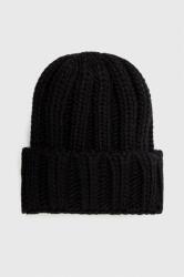 Answear Lab caciula de lana culoarea negru, din tricot gros B9YX-CAD00Y_99X