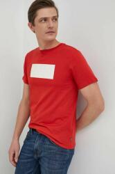 Guess tricou din bumbac culoarea rosu, cu imprimeu PPYX-TSM041_33X