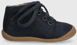 Pom D'api pantofi din piele intoarsa pentru copii FLEX-UP BOTTINE culoarea albastru marin 9BYX-OBK18B_59X