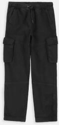 Coccodrillo pantaloni de bumbac pentru copii culoarea negru, neted 9BYX-SPB03Y_99X