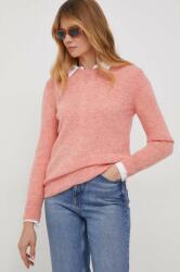 Benetton pulover de lana femei, culoarea roz 9BYX-SWD0P3_30X
