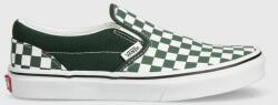 Vans tenisi copii JN Classic Slip-On culoarea verde 9BYX-OBK0K3_78X