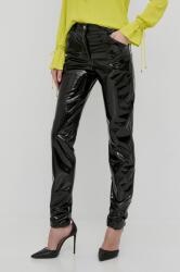 Victoria Beckham pantaloni femei, culoarea negru, mulata, high waist PPYY-SPD0PU_99X