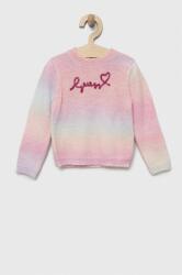 GUESS pulover pentru copii din amestec de lana culoarea roz 9BYX-SWG00A_30X