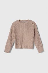 GUESS pulover pentru copii din amestec de lana culoarea maro 9BYX-SWG04U_84X