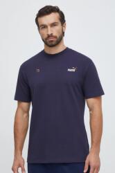 PUMA tricou din bumbac barbati, culoarea albastru marin, cu imprimeu 9BYX-TSM0P1_59X