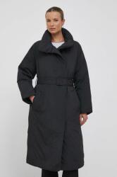 Calvin Klein geaca de puf femei, culoarea negru, de iarna 9BYX-KPD008_99X