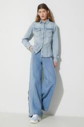 Karl Lagerfeld Jeans camasa jeans femei, cu guler clasic, slim 9BYX-KDD0GM_55J