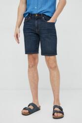 Tommy Hilfiger pantaloni scurti jeans barbati, culoarea albastru marin PPYX-SZM09R_59J