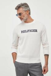 Tommy Hilfiger pulover de bumbac culoarea bej, light 9BYX-SWM00N_01X