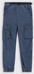 Coccodrillo pantaloni copii culoarea albastru marin, neted 9BYX-SPB042_59X
