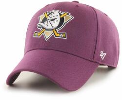 47 brand 47brand șapcă NHL Anaheim Ducks culoarea violet, cu imprimeu 99KK-CAU05C_44X