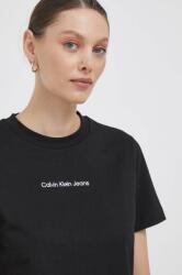 Calvin Klein Jeans tricou din bumbac culoarea negru J20J221065 9BYX-TSD1AF_99X