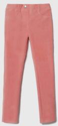 Benetton pantaloni copii culoarea roz, neted 9BYX-SPG03A_30X