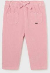 MAYORAL pantaloni copii culoarea roz, neted 9BYX-SPG01Z_30X