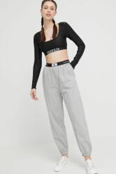 Calvin Klein Underwear pantaloni lounge din bumbac culoarea gri, melanj 000QS6943E PPYX-SPD0WH_09X