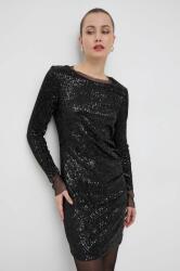 HUGO BOSS rochie culoarea negru, mini, mulata 9BYX-SUD156_99X