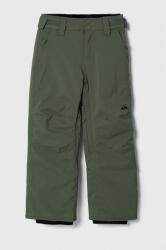 Quiksilver pantaloni de schi pentru copii ESTATE YTH PT SNPT culoarea verde 9BYX-SPK071_91X