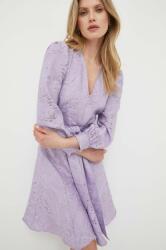 IVY & OAK rochie culoarea violet, mini, evazati PPYX-SUD2MT_04X