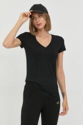 Giorgio Armani tricou din bumbac culoarea negru 99KK-TSD0GS_99X