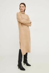 ANSWEAR rochie culoarea maro, mini, drept BMYX-SUD07I_82X