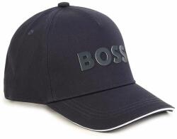 Boss șapcă din bumbac pentru copii culoarea albastru marin, cu imprimeu 9BYX-CAK015_59X