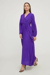 ANSWEAR rochie culoarea violet, maxi, evazati BMYX-SUD0E9_45X