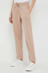 Emporio Armani Underwear pantaloni de lounge culoarea maro, neted 9BYX-SPD0I1_82X
