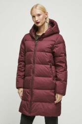 MEDICINE palton de puf femei, culoarea bordo, de iarna ZBYX-KPD706_83X