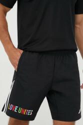 adidas Performance pantaloni scurți de antrenament Pride Tiro Downtime culoarea negru 9BYX-SZM03P_99X