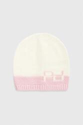 Pinko Up șapcă de lână pentru copii culoarea roz, de lana, din tesatura neteda 9BYX-CAG041_30X