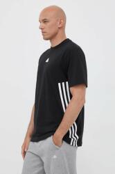 Adidas tricou din bumbac culoarea negru, cu imprimeu 9BYX-TSM0CO_99X