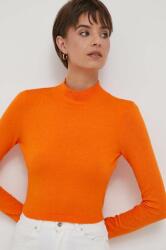 XT Studio pulover femei, culoarea portocaliu, light, cu turtleneck MBYX-SWD031_22X