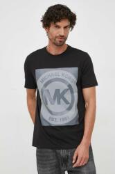 Michael Kors tricou lounge din bumbac culoarea negru, cu imprimeu 99KK-TSM283_99X
