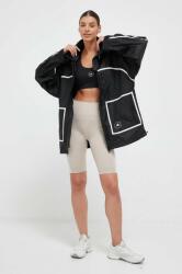 Adidas geaca femei, culoarea negru, de tranzitie, oversize 9BYX-KUD0F7_99X
