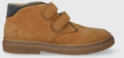 Pom D'api pantofi din piele intoarsa pentru copii TRIX EASY culoarea maro 9BYX-OBK19K_82X